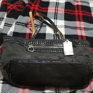 Black Coach Tote